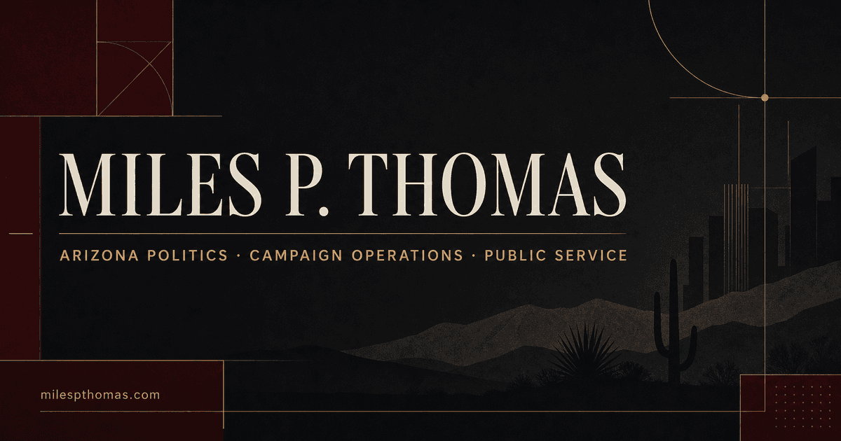 Miles P. Thomas professional portfolio social preview